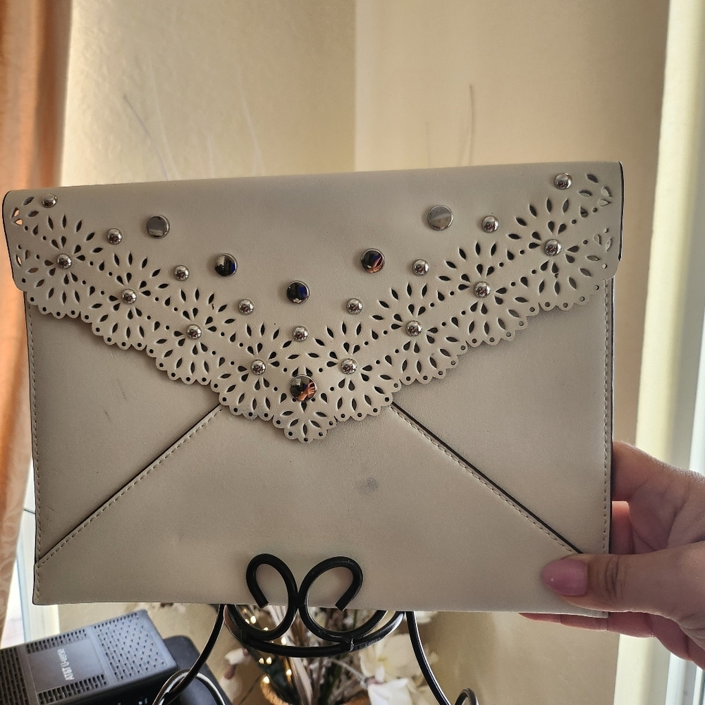 Rebecca Minkoff Leather Envelope Clutch